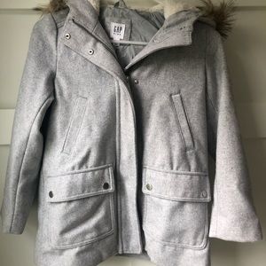 GAP, Girls, Wool Coat (gray)